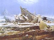 Caspar David Friedrich The Wreck of the Hope (nn03) Sweden oil painting reproduction